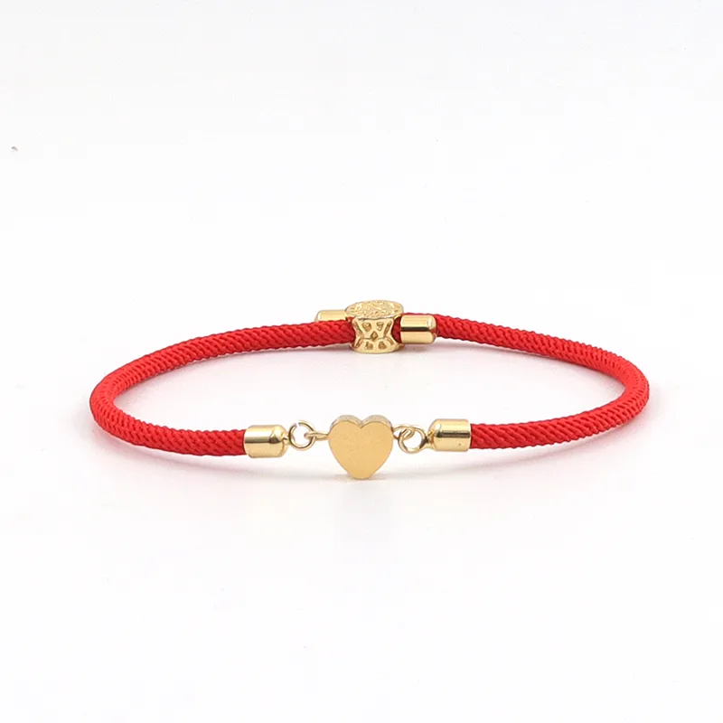 Letter Heart Nylon Bracelet